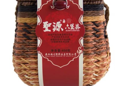 圣源一级新品醇香2019年陈香六堡茶500g