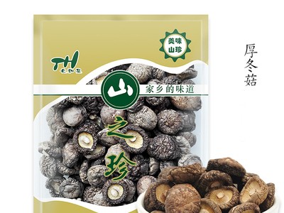 【天和泉】山之珍 龙泉厚冬菇 香菇 食用菌干货 肉厚味香 250g