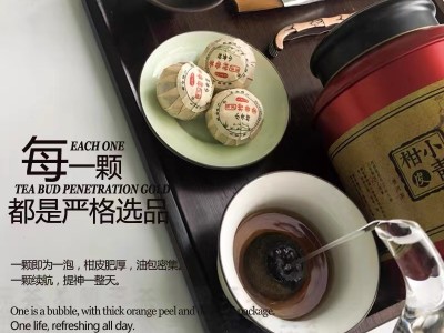 侨津新会小青柑普洱茶